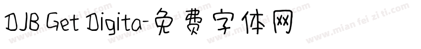 DJB Get Digita字体转换